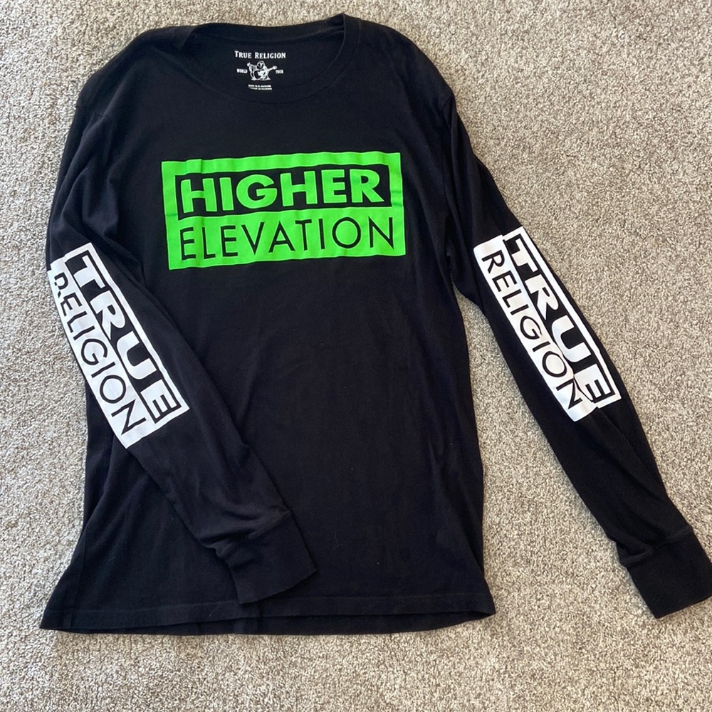 Men’s Medium True Religion Long Sleeve Tee Shirt *So Soft!*